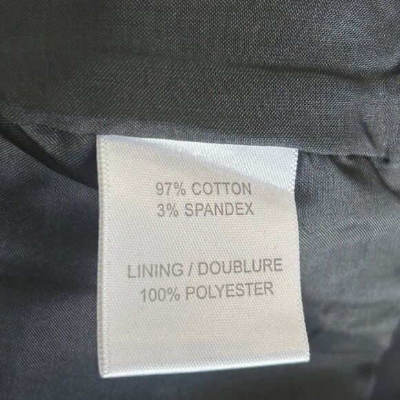 Cynthia Steffe Black Pleated Waisting Wide Leg High Rise Belted Pants Size M - Picture 10 of 11